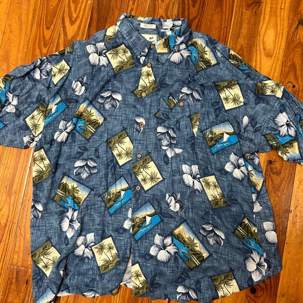 M.E. Sport Floral Print Shirt, excellent condition